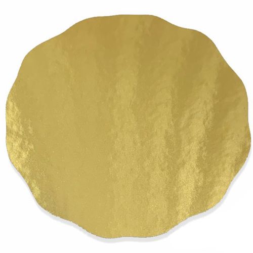 Étiquette à sceller « Rosette » dorée